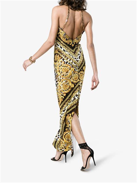 versace leopard dress|Versace Women Collection Features .